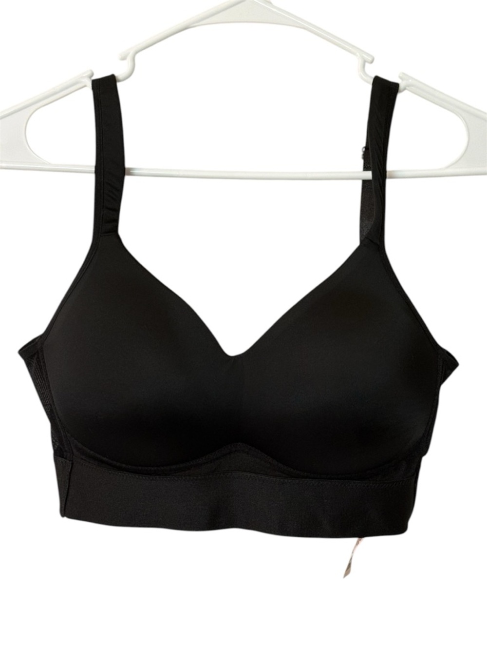 Rhonda Shear Black Seamless Wireless Comfort Bra NWOT